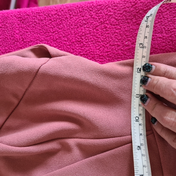 Knight Angel 8 Brown Crosses Halter Straps Flare Pleated Bodycon Maxi Midi Dress - Picture 9 of 11